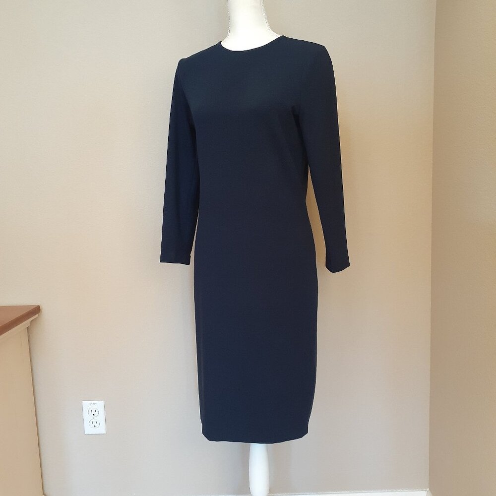 Vince Stretch Crepe Sheath Dress - Picture 5 of 15